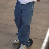 es skateboarding BAGGY DENIM LIGHT BLUE
