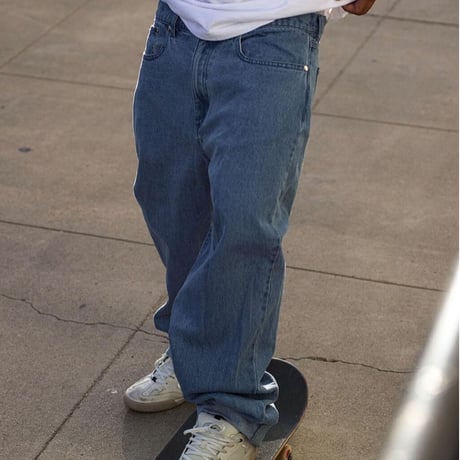 es skateboarding BAGGY DENIM LIGHT BLUE