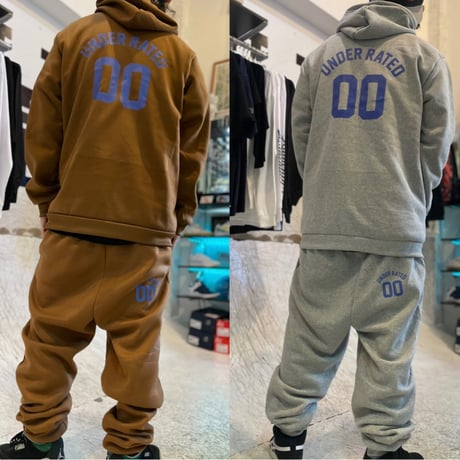 UNDERRATED - SWEATSUIT  ASH/BROWN