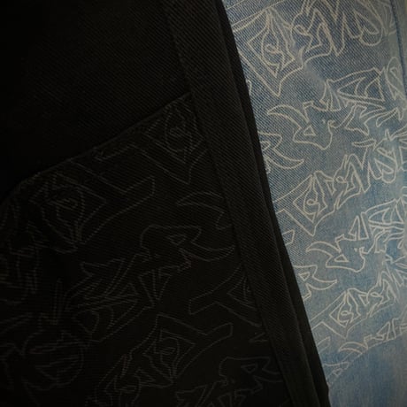 TELEVISISTAR - TAGG DOUBLE KNEE BAGGY OG DENIM LIGHT BLUE デニムパンツ ライトブルー