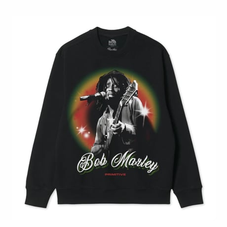 PRIMITIVE x BOB MARLEY - DREAMS CREWNECK Sand/Black