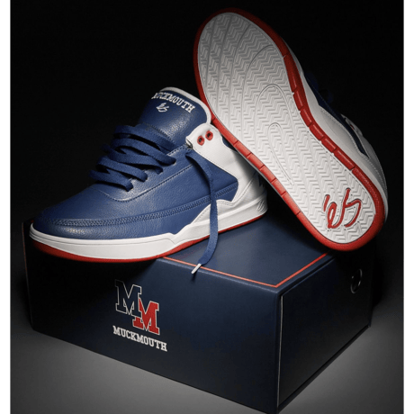 es skateboarding  STYLUS MID x Muckmouth コラボ