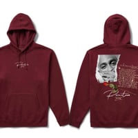 2pac x Primitive - LYRICS II HOOD Burgundy