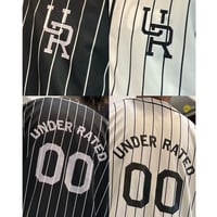 UNDERRATED - BASEBALL JERSEY Black/White