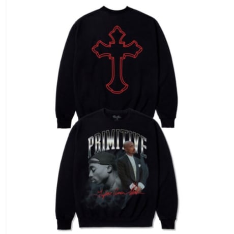 Primitive x 2pac LEGEND CREWNECK