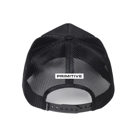 PRIMITIVE skateboarding - 2pac ICON TRUCKER HAT BLACK