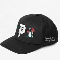 PRIMITIVE Trip Black Snapback Hat