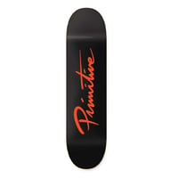 PRIMITIVE  DECK NUEVO SCRIPT CORE BLACK/ORANGE 8.0