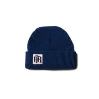 AUTHENTIC ROOTS  ラバーロゴ ビーニー