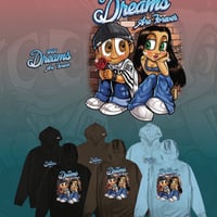DGK DREAMS ARE FOREVER HOODIE  Aqua/Brown
