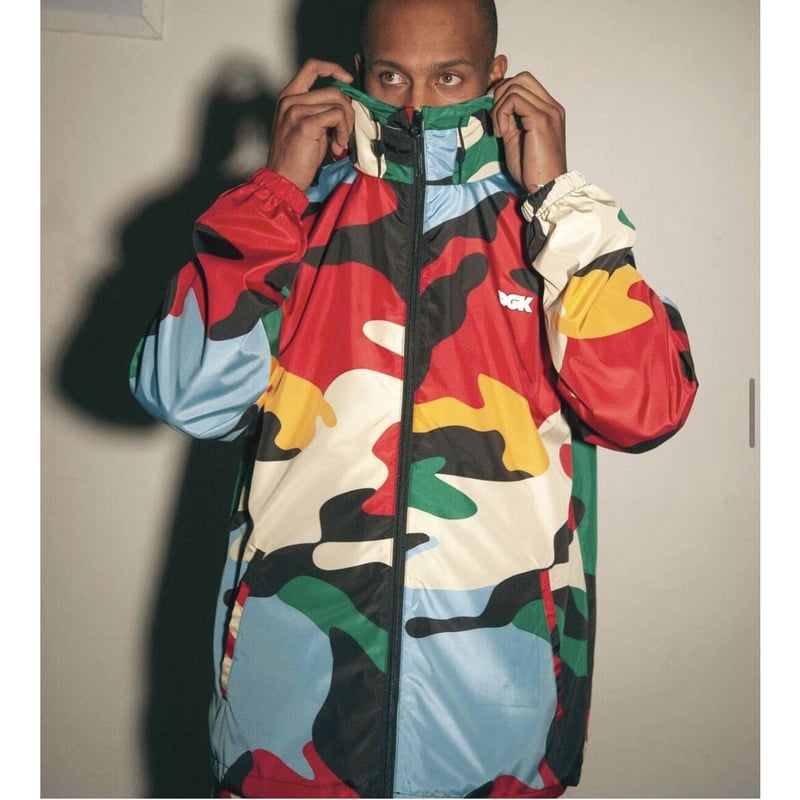 DGK Squad windbreaker Jacket Multi Camo UNDE