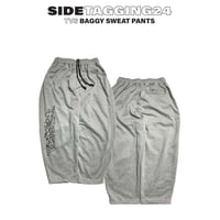 TELEVISISTAR - SIDE TAGGING 24 BAGGY OG FREECE GRAY スウェットパンツ グレー