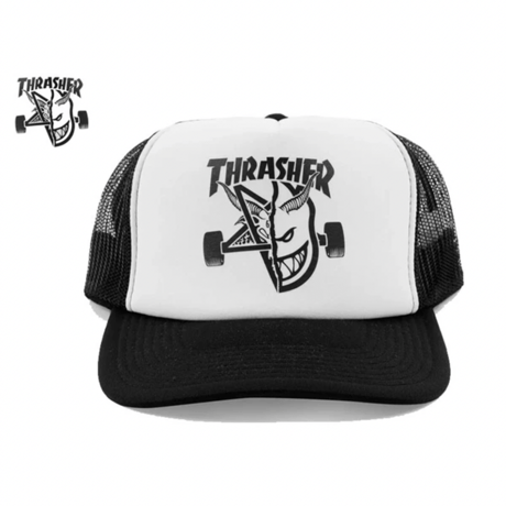 THRASHER X SPITFIRE THRASH & BURN TRUCKER HAT