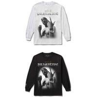2pac x Primitive - ONE LS TEE (Black/White)