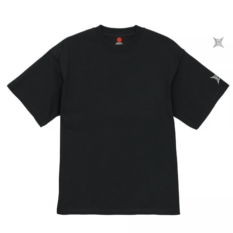 松本忍者 Reflection 手裏剣 Logo TEE  8.2oz Organic Cotton