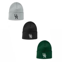 UNDERRATED - UR LOGO BEANIE  Black/Gray/Green
