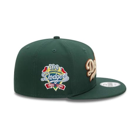 NEW ERA 9Fifty LA DODGERS Wordmark patch GREEN