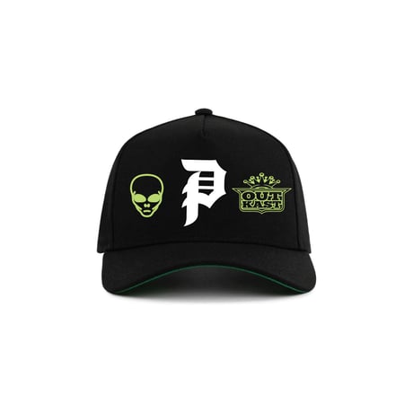 PRIMITIVE x OUTKAST   ATLIENS A-FRAME SNAPBACK BLACK