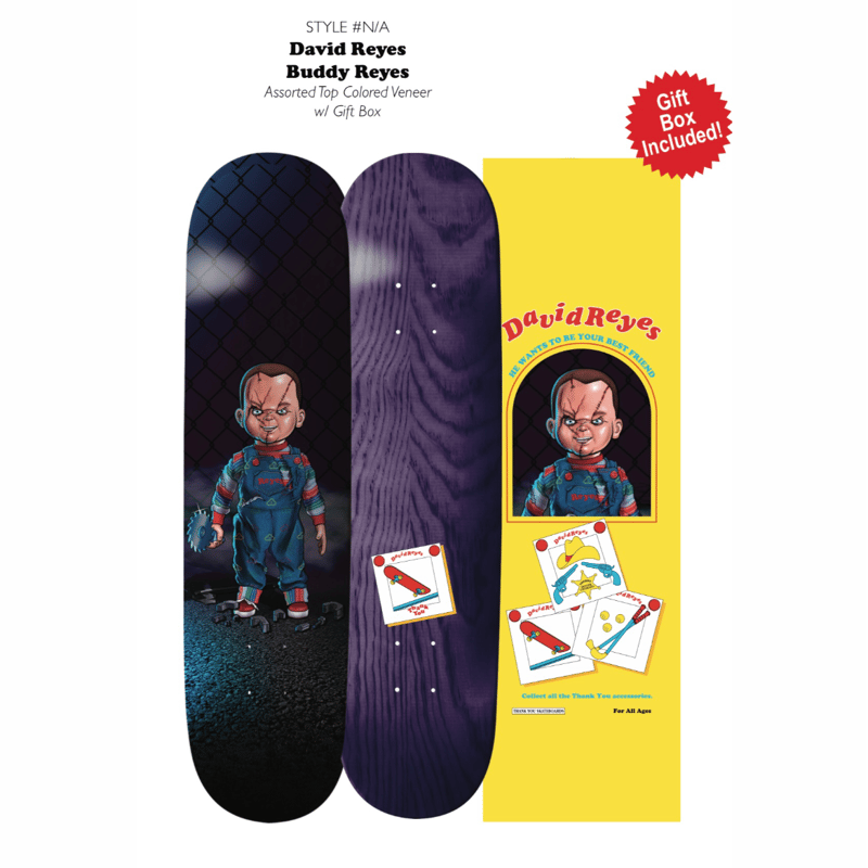 Thank you skateboarding - デッキ DAVID REYES “BUDD