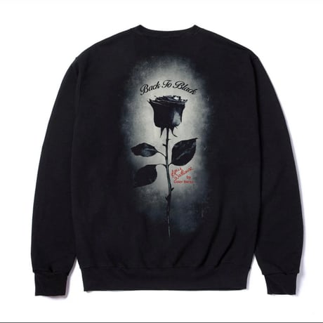 Color bars  Amy Winehouse Back to Black Crewneck Sweat Black