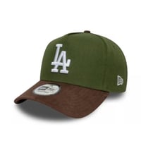 NEWERA 9forty E-Frame Suede Visor LA Dodgers Olive
