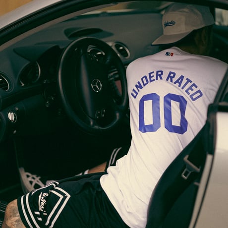 UNDERRATED - BASEBALL Tee  White