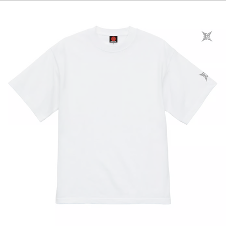 松本忍者 Reflection 手裏剣 Logo TEE  8.2oz Organic Cotton