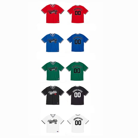 UNDERRATED - Jersey (Black/White/Blue/Green/Red)