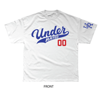 UNDERRATED - BASEBALL Tee  White
