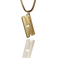 El Senor New York - Razor Blade Gold ネックレス
