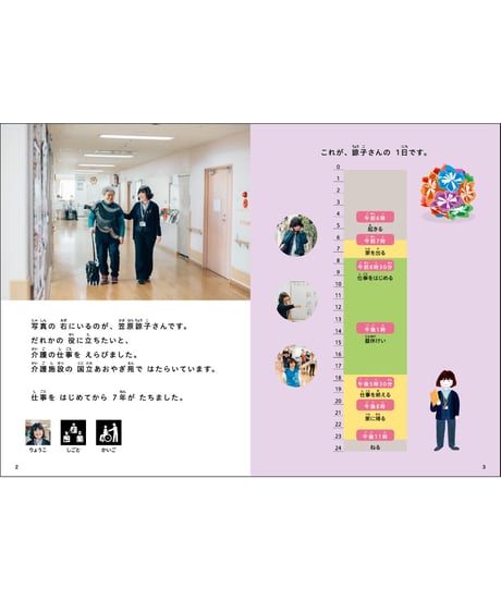 LLブック　シリーズ 『仕事に行ってきます』（6） 介護の仕事