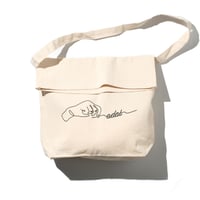 odol / threading logo tote bag