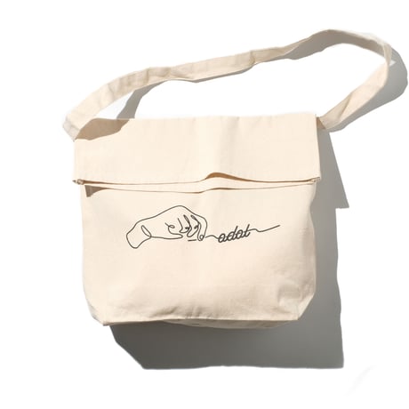 odol / threading logo tote bag