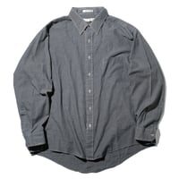 odol / Remake Series 04 OVERDYED SHIRT (BLACK)-B-