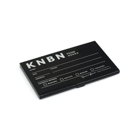 KANA-BOON / KNBN PROFILE TAG カードケース