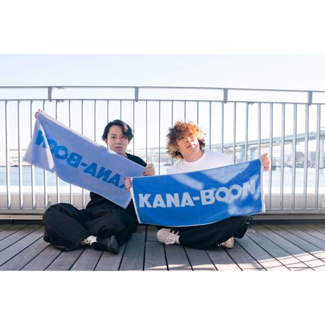 KANA-BOON / ロゴ ジャガードタオル ＜ブルー＞