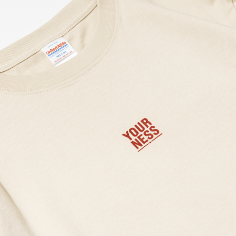 YOURNESS/Breathing#7 ロングスリーブTシャツ（ベージュ）