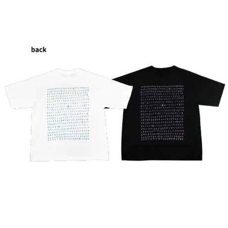 Enfants / 十字架 Tシャツ(ホワイト/ブラック)