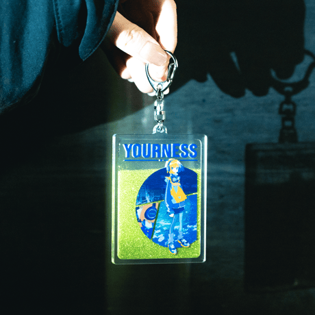 YOURNESS/オイルインアクリルキーホルダー