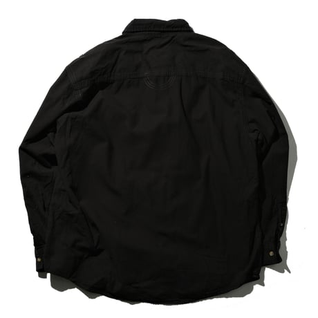 odol / Remake Series 04 OVERDYED SHIRT (BLACK)-M-