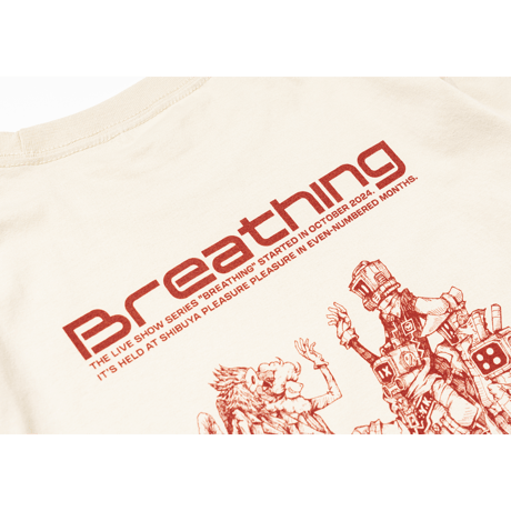 YOURNESS/Breathing#7 ロングスリーブTシャツ（ベージュ）