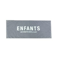Enfants / シンプルロゴフェイスタオル(グレー)