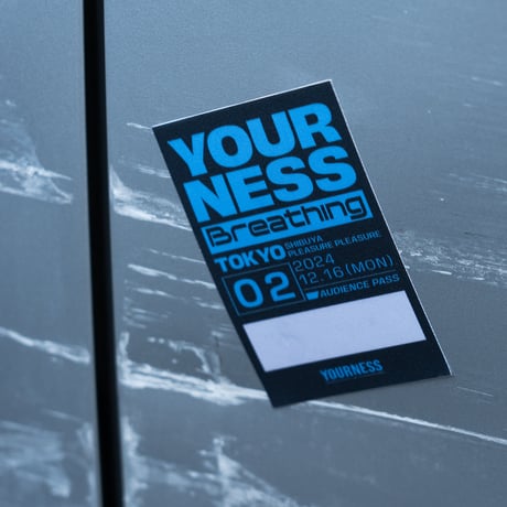 YOURNESS /Breathing#2 サテンステッカー