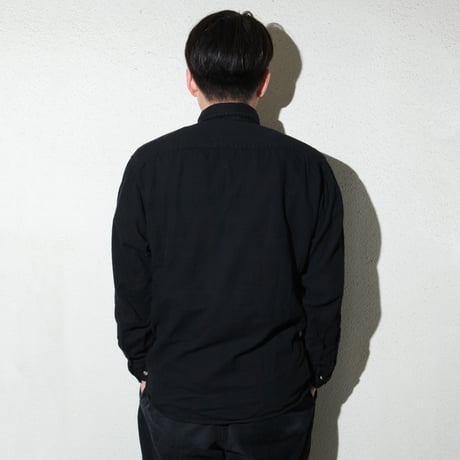 odol / Remake Series 04 OVERDYED SHIRT (BLACK)-H-