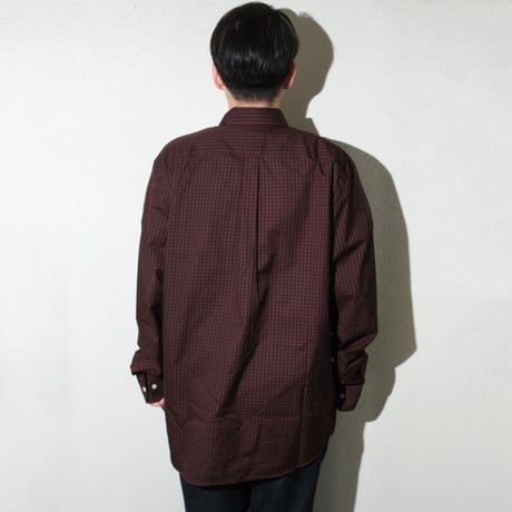odol / Remake Series 04 OVERDYED SHIRT (BLACK)-I-