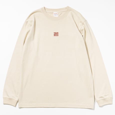 YOURNESS/Breathing#7 ロングスリーブTシャツ（ベージュ）