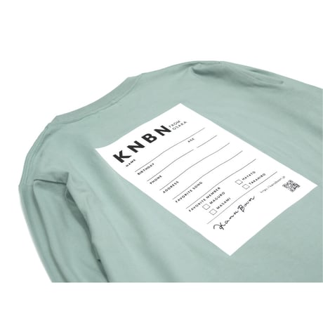 KANA-BOON / KNBN PROFILE TAG ロングスリーブTシャツ
