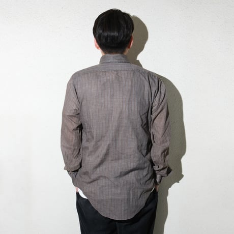 odol / Remake Series 04 OVERDYED SHIRT (BLACK)-C-