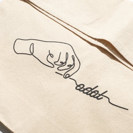 odol / threading logo tote bag