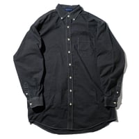 odol / Remake Series 04 OVERDYED SHIRT (BLACK)-G-